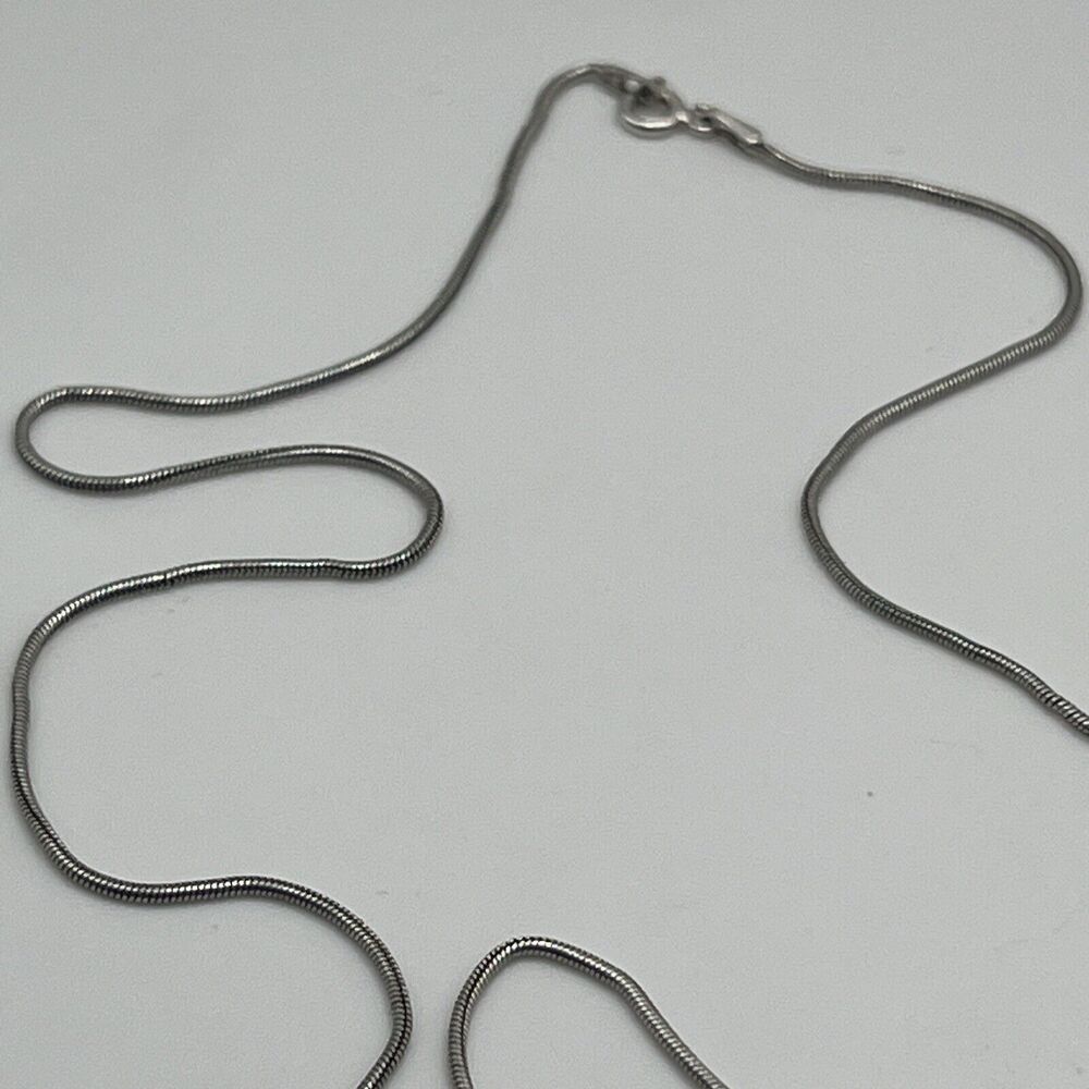 Sterling Silver 925 Cross Rare Garnet Necklace - Picture 5 of 8